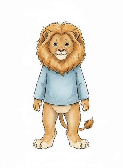 Anthony's Lion Adventure 🦁 - Gentle Pencil