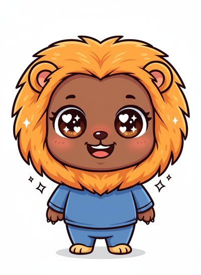 Anthony's Lion Adventure 🦁 - Kawaii Cute