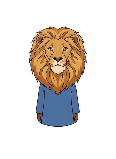 Anthony's Lion Adventure 🦁 - Minimalist