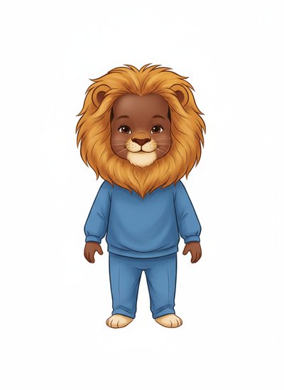 Anthony's Lion Adventure 🦁 - Vintage Storybook
