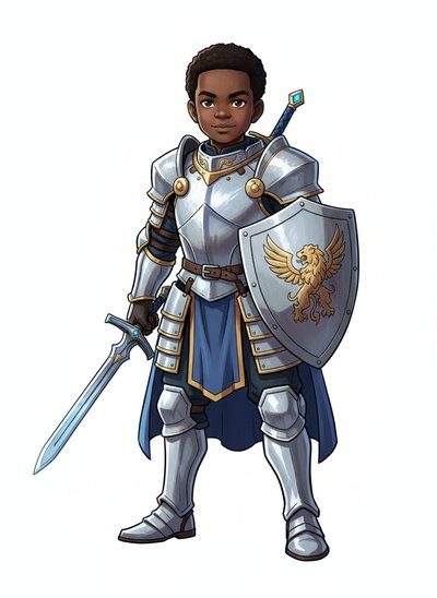 My Baby, the Bold Knight 🛡️ - Webtoon Anime