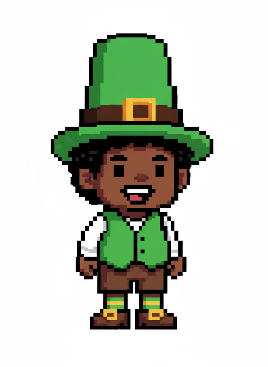 Leprechaun Anthony - Pixel Art