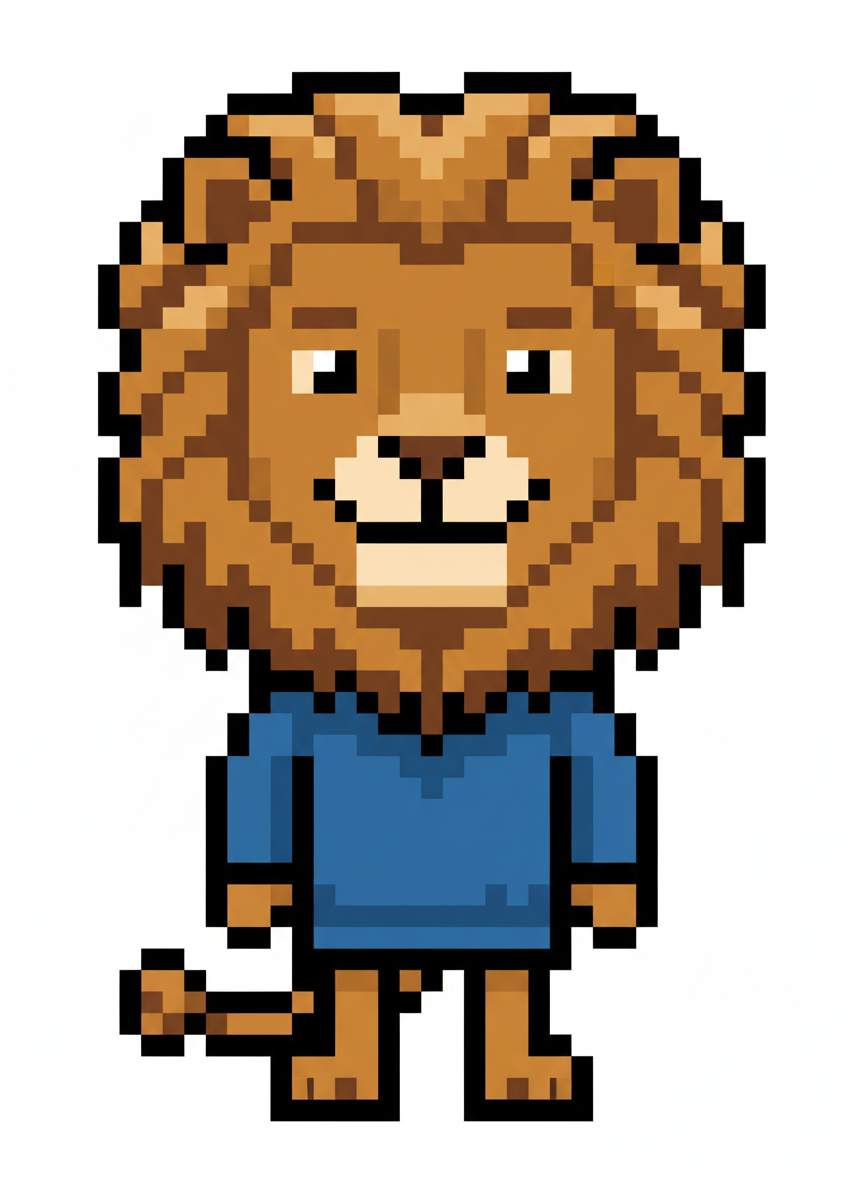 Lion-thony - Pixel Art