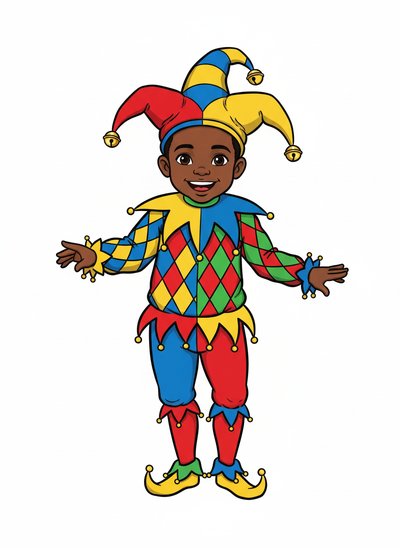My Baby the Jester 🎭 - Classic Coloring Book