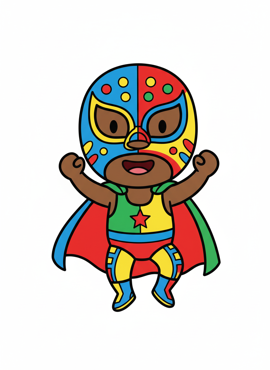 Anthony the Tiny Luchador - Preschool Simple