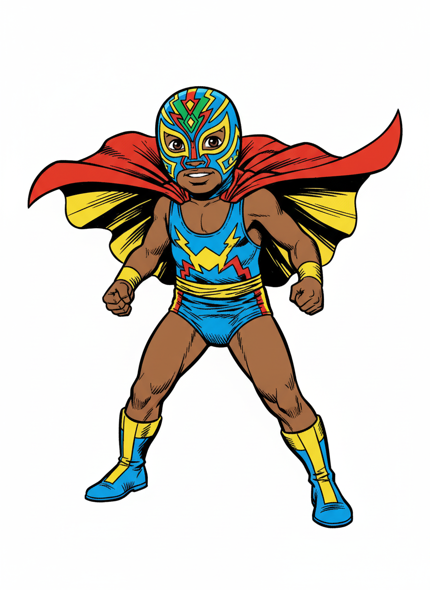 Anthony the Tiny Luchador - Comic Book