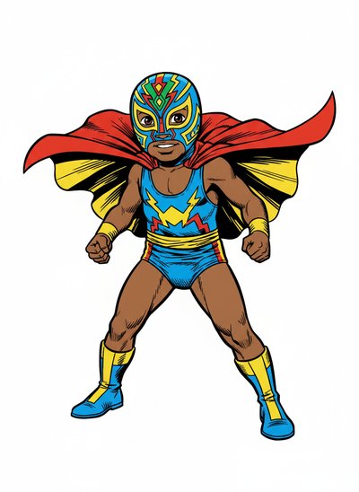 My Baby the Luchador 💪 - Comic Book