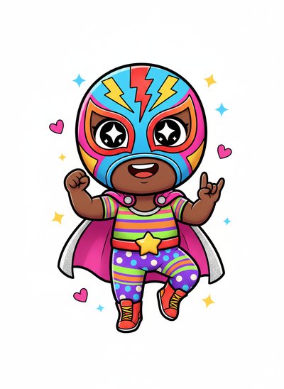 My Baby the Luchador 💪 - Kawaii Cute
