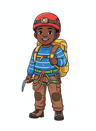 Anthony's Adventure in the Mountains - Classic Coloring Book