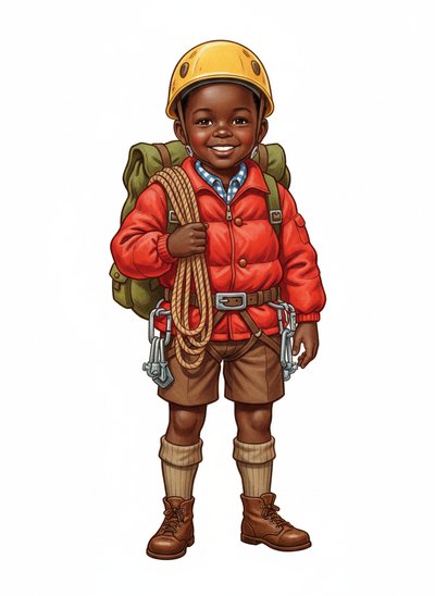 Anthony's Adventure in the Mountains - Vintage Storybook