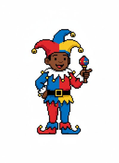 My Baby the Jester 🎭 - Pixel Art
