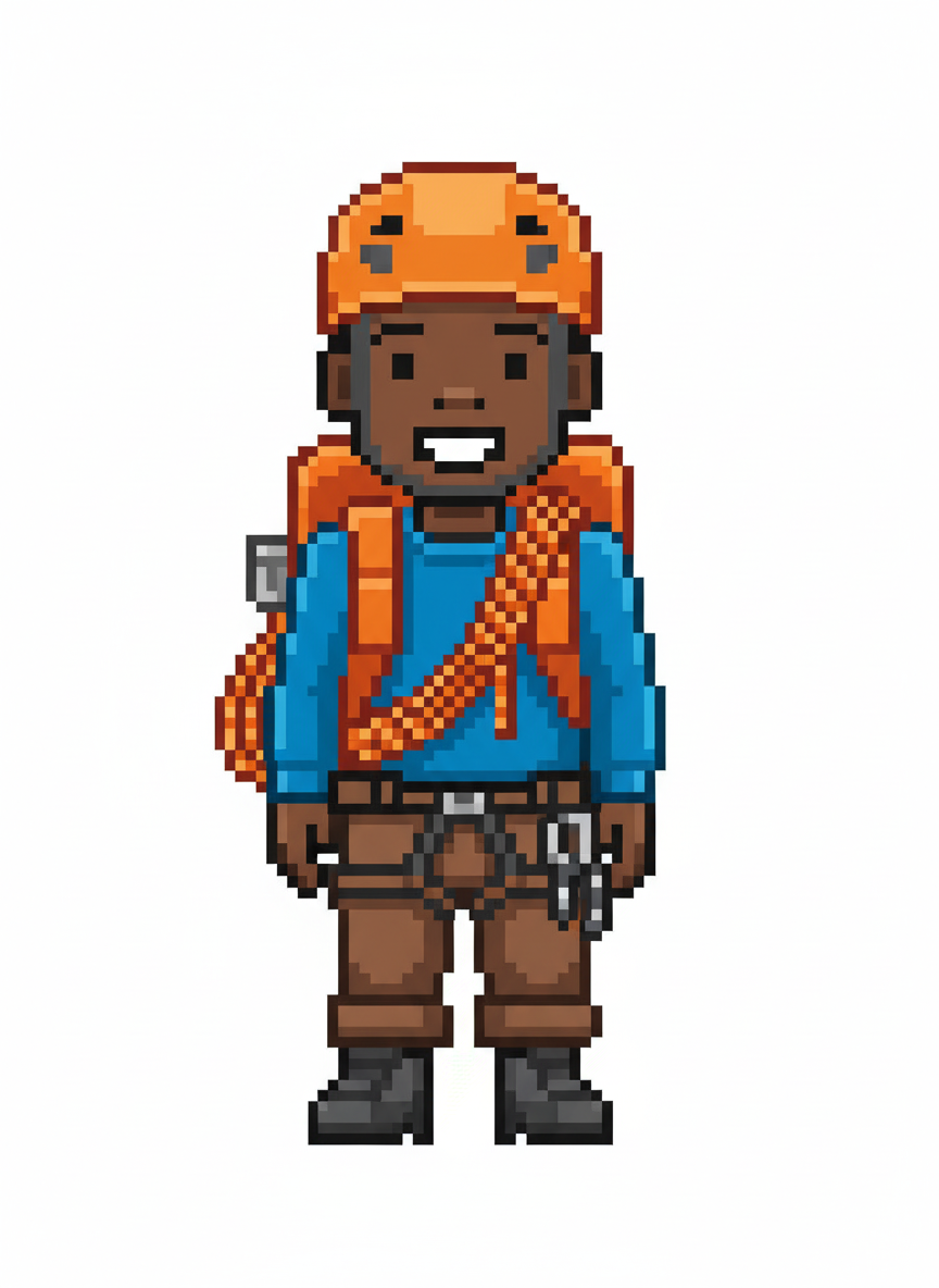 Climber Anthony - Pixel Art