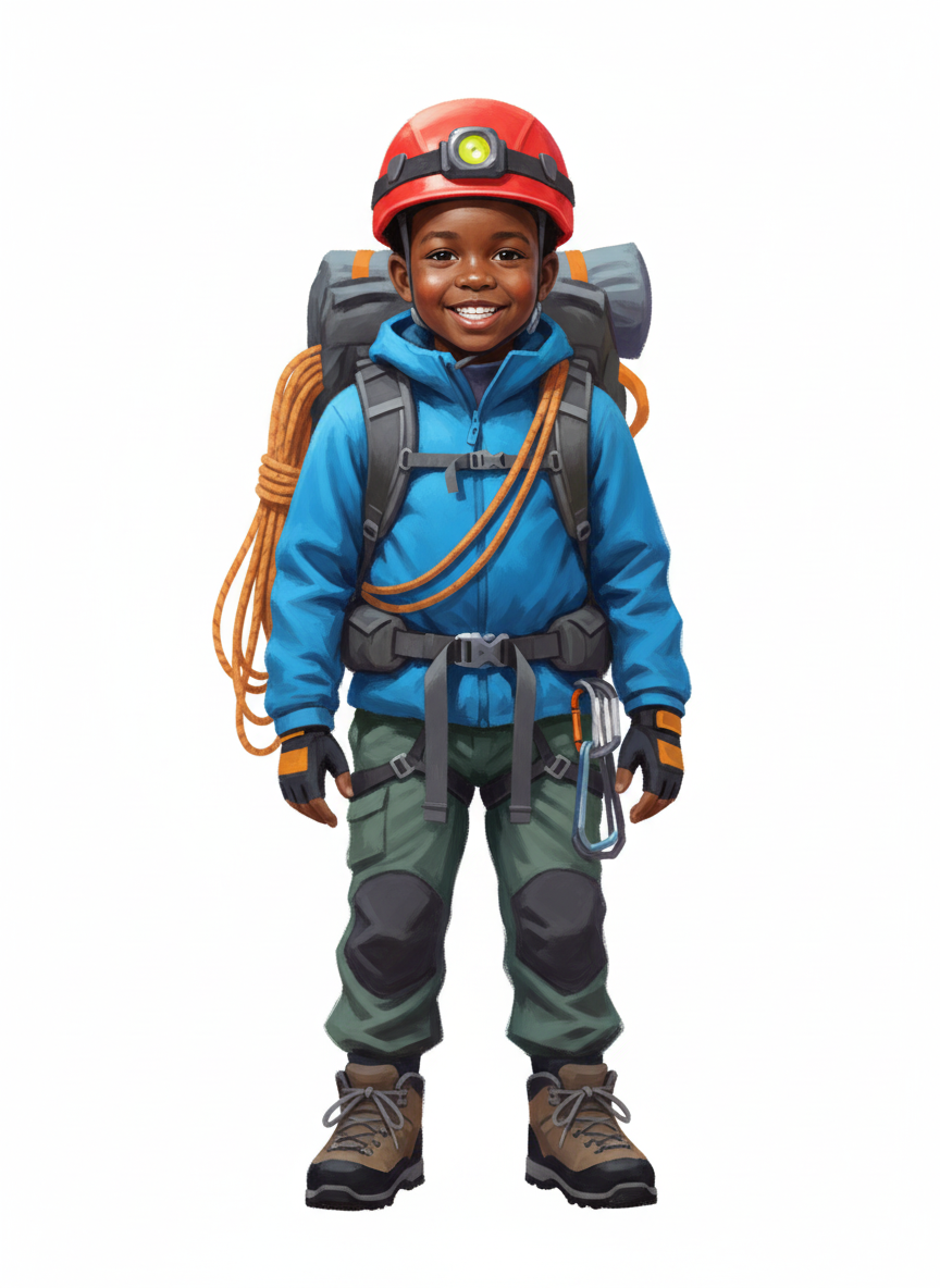 Climber Anthony - Impressionist Painting