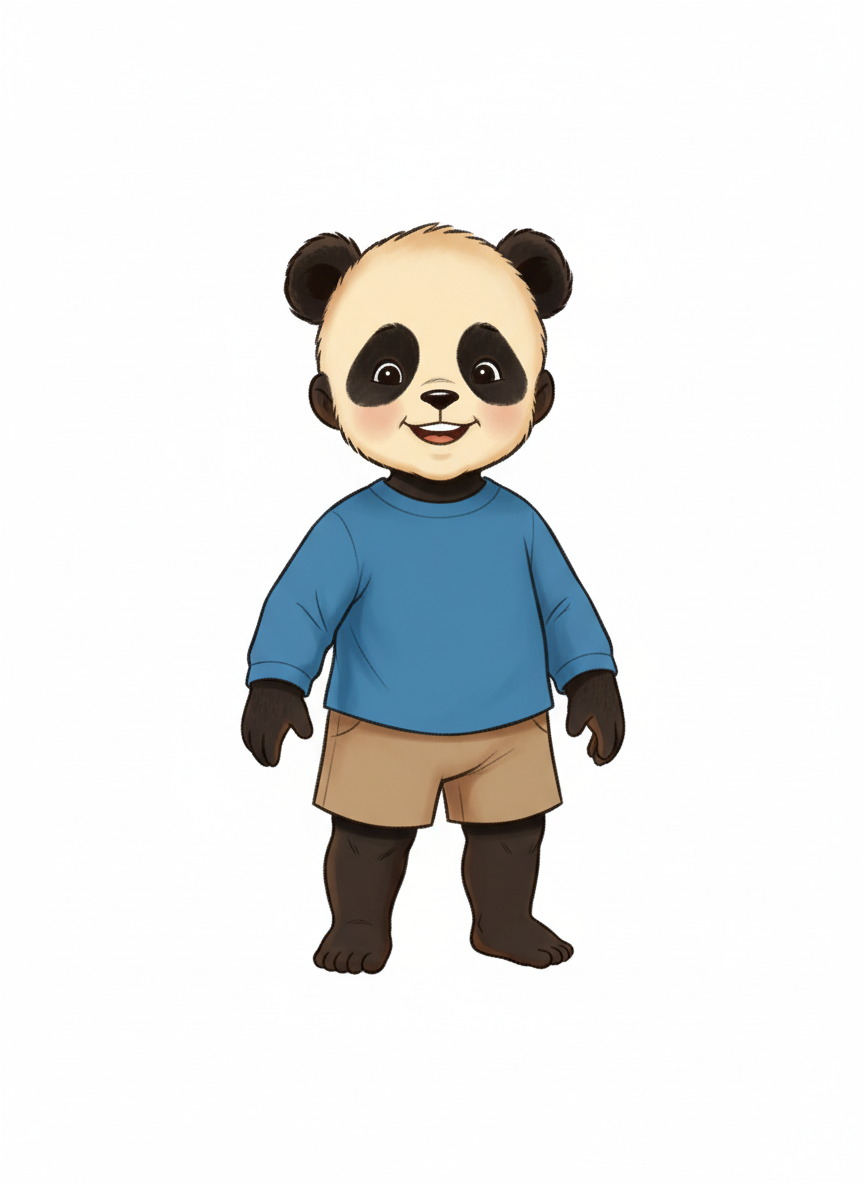 Panda Anthony - Vintage Storybook