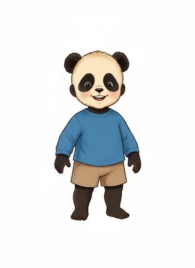Anthony's Panda Adventures 🐼 - Vintage Storybook