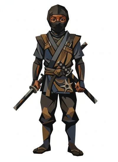 Anthony's Ninja Adventure 💥 - Cubist Painting