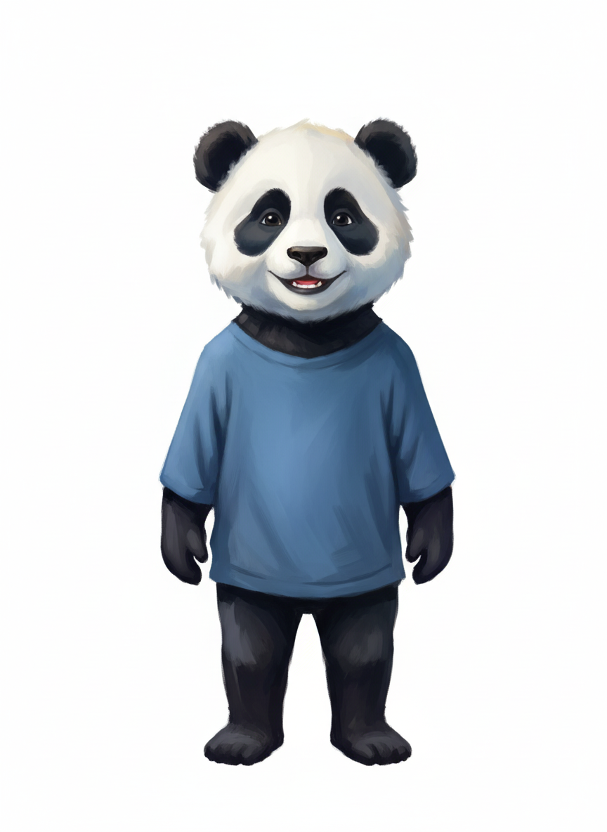 Panda Anthony - Impressionist Painting