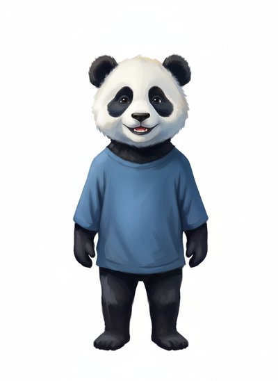 Anthony's Panda Adventures 🐼 - Impressionist Painting