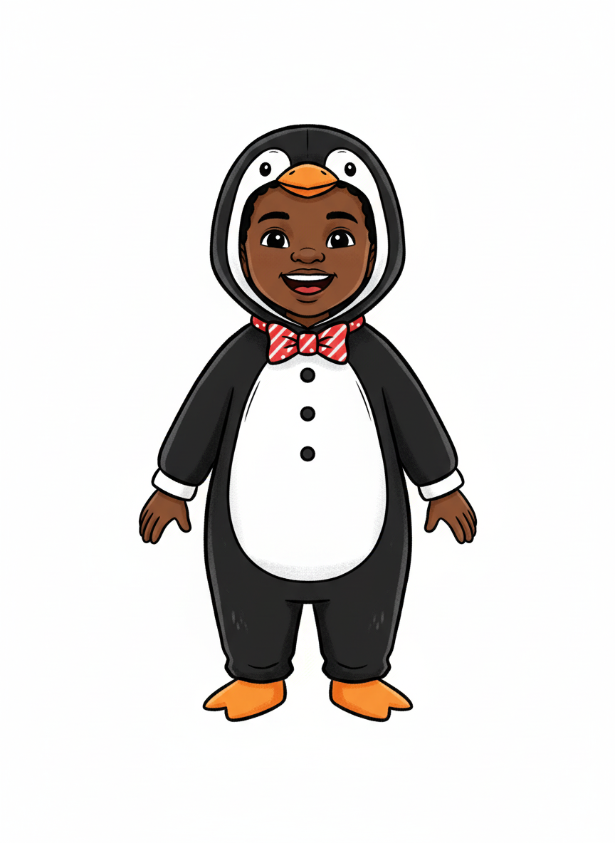 Penguin Anthony - Classic Coloring Book