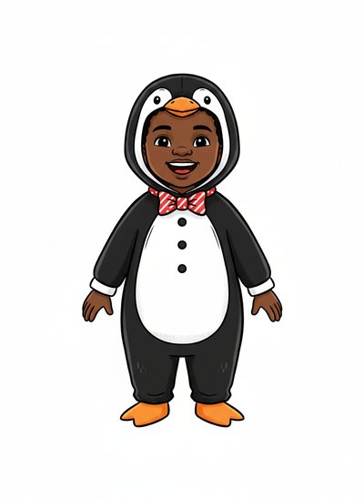 Anthony's Penguin Parade 🐧 - Classic Coloring Book