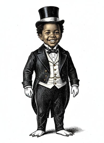Anthony's Penguin Parade 🐧 - Victorian Illustration