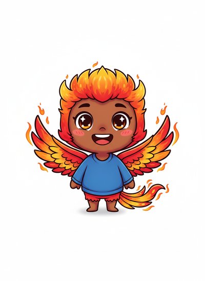 Anthony's Magical Phoenix Adventure - Kawaii Cute