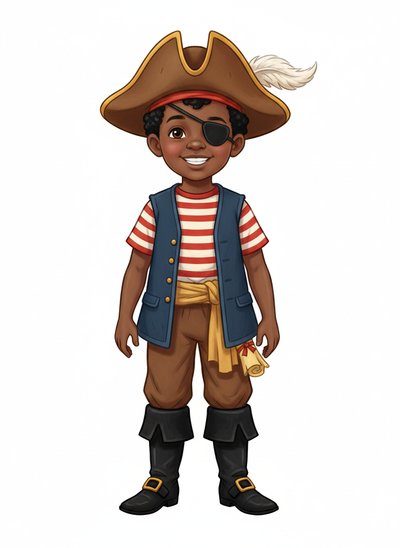 My Baby Pirate Adventure 🌊 - Vintage Storybook