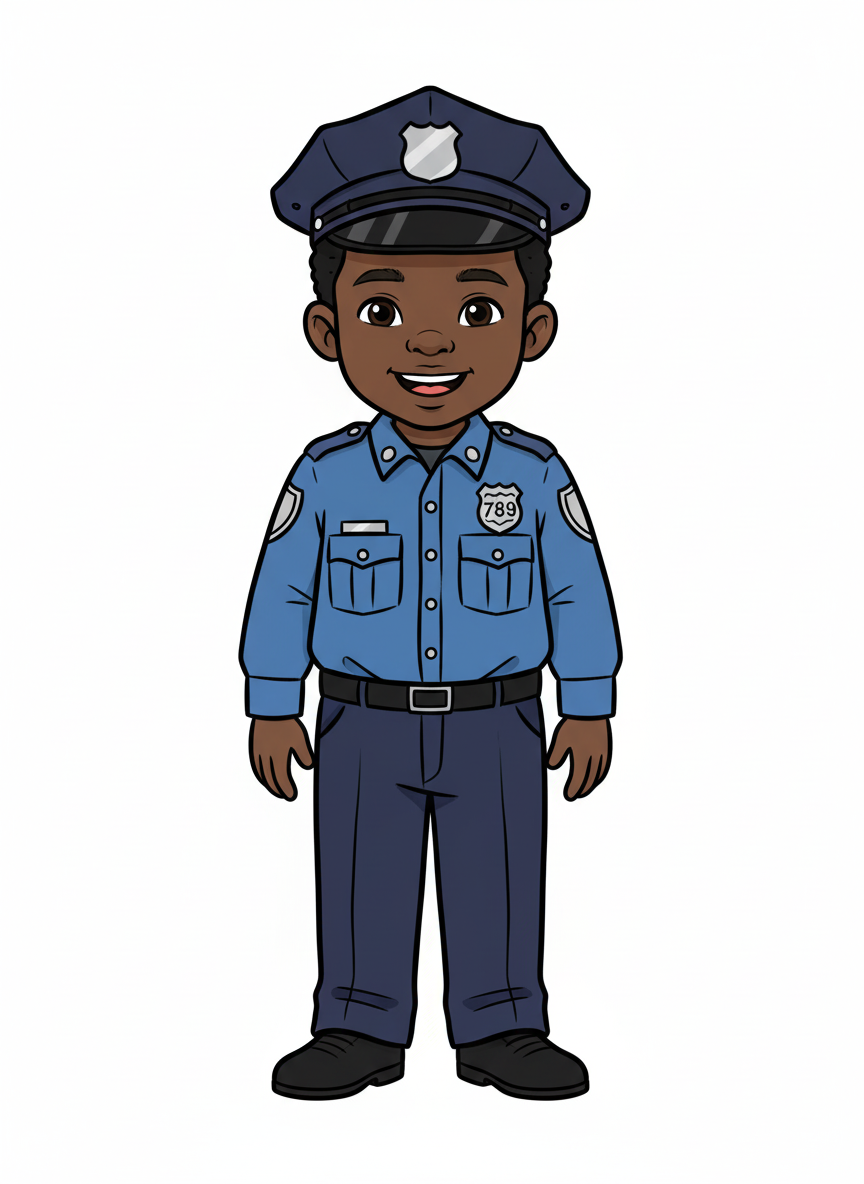 Officer Anthony - Classic Coloring Book