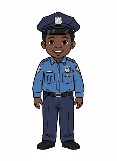 My Baby the Policeman 👮‍♂️ - Classic Coloring Book