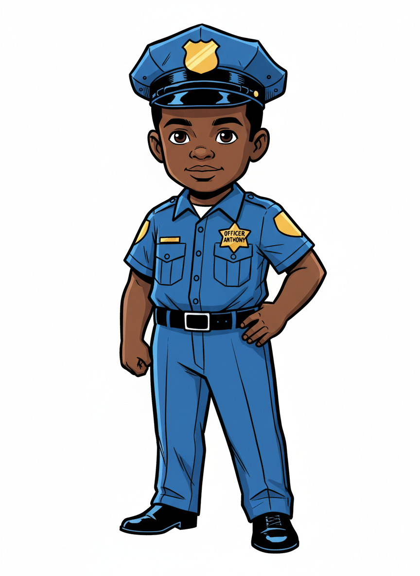 Officer Anthony - Comic Book