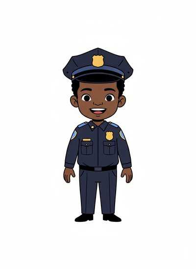 My Baby the Policeman 👮‍♂️ - Minimalist
