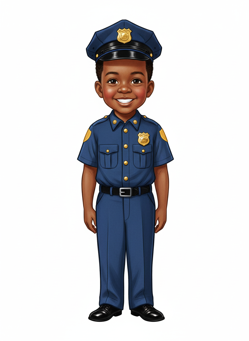 Officer Anthony - Vintage Storybook