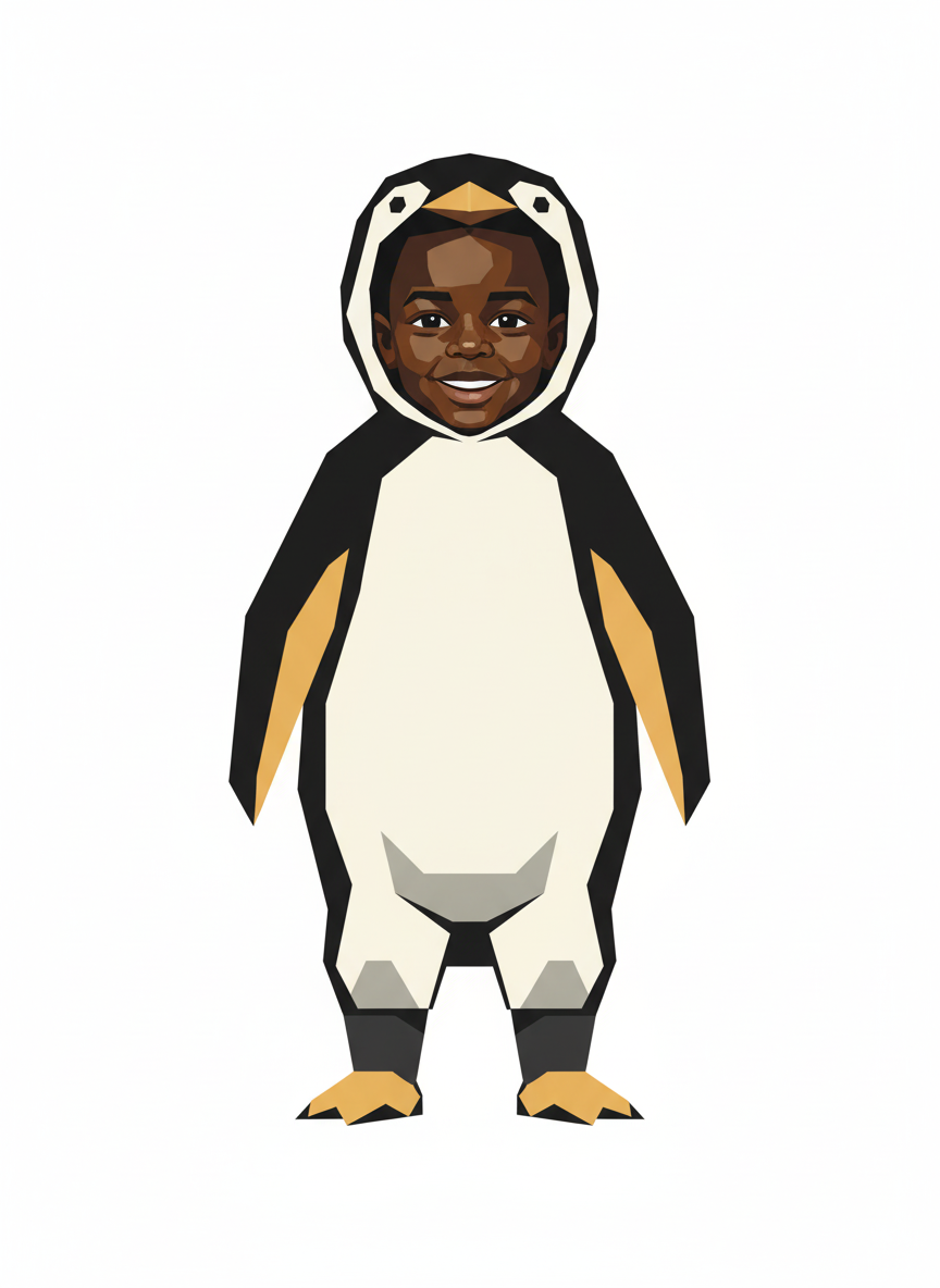 Penguin Anthony - Cubist Painting