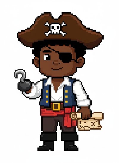 My Baby Pirate Adventure 🌊 - Pixel Art