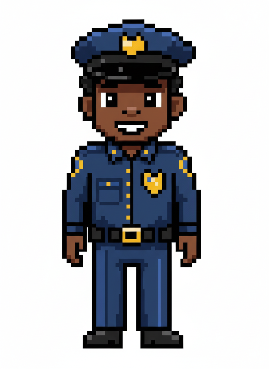 Officer Anthony - Pixel Art