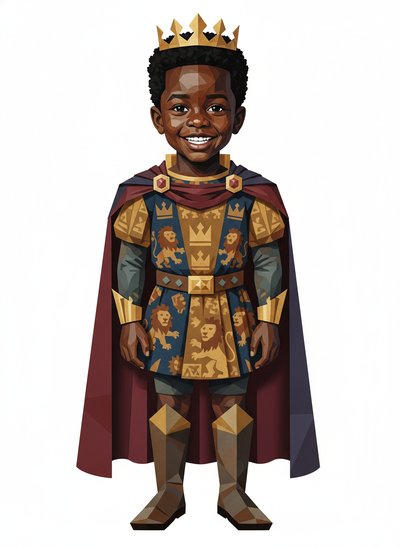 My Little Prince Anthony 👑 - Cubist Painting