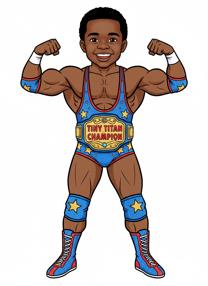 Anthony the Tiny Titan - Classic Coloring Book