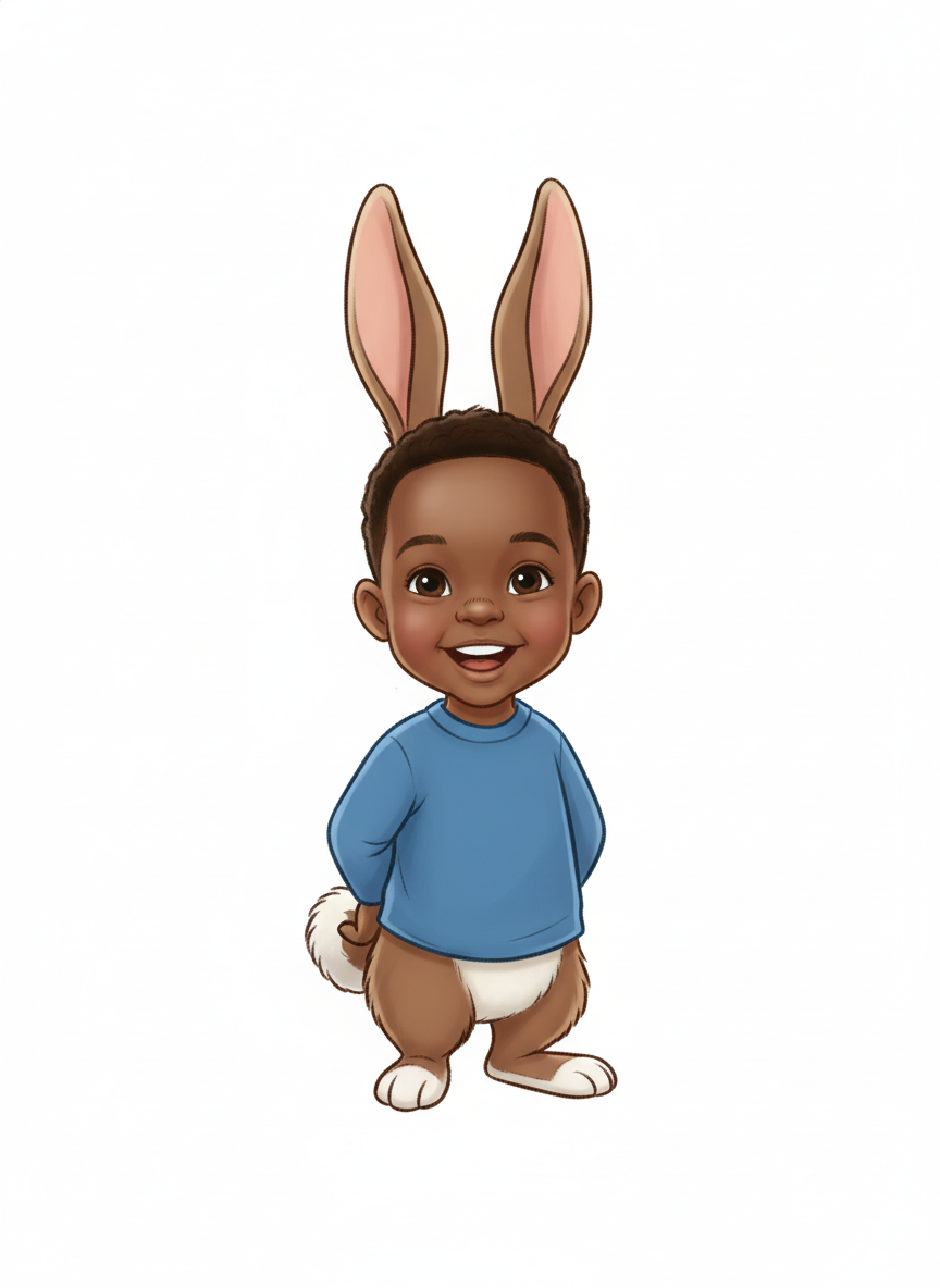 Anthony the Bouncy Rabbit - Vintage Storybook