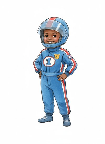 Anthony's Racing Adventure 🚗 - Gentle Pencil