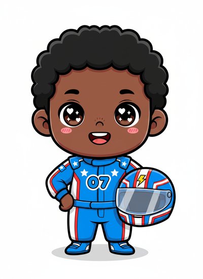 Anthony's Racing Adventure 🚗 - Kawaii Cute