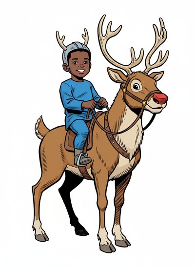 My Baby's Reindeer Ride 🦌 - Comic Book