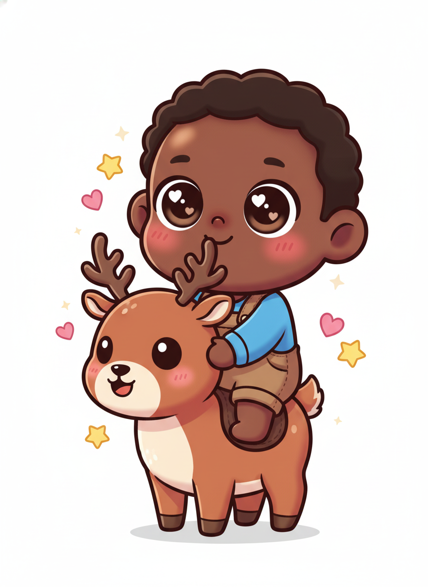 Antlers Anthony - Kawaii Cute