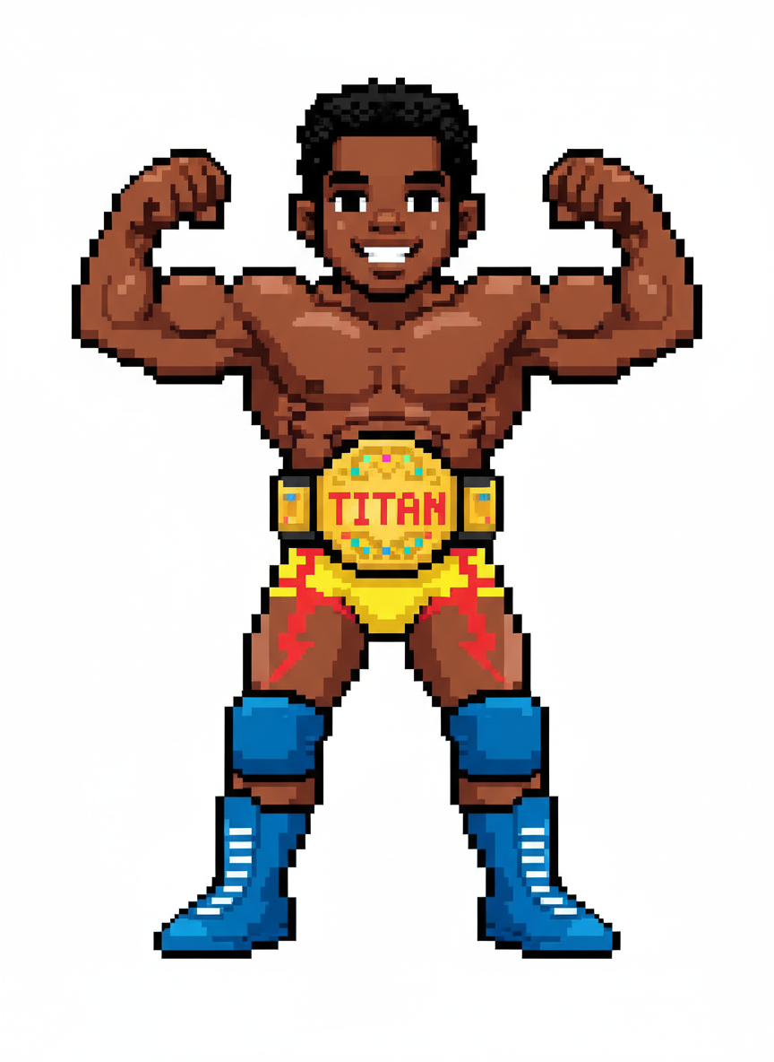Anthony the Tiny Titan - Pixel Art