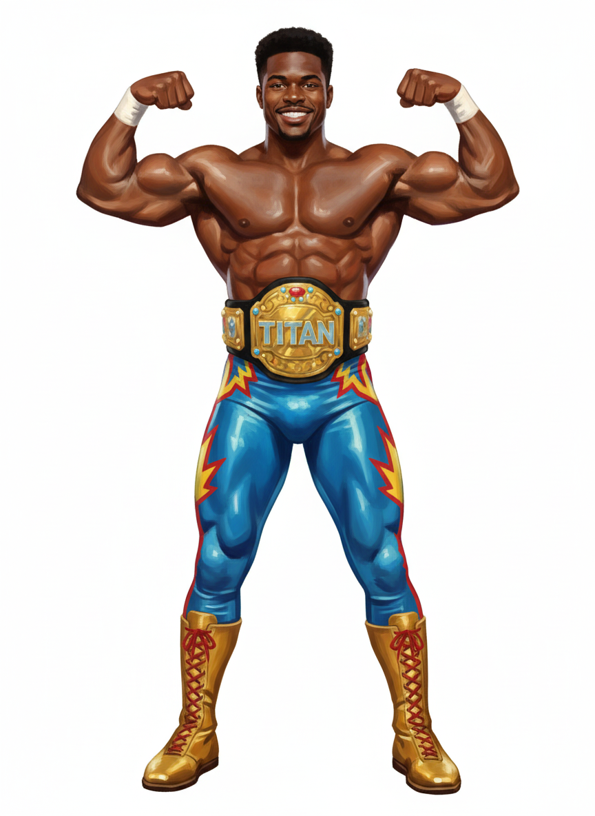 Anthony the Tiny Titan - Impressionist Painting