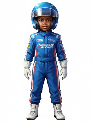 Race Car Driver Character