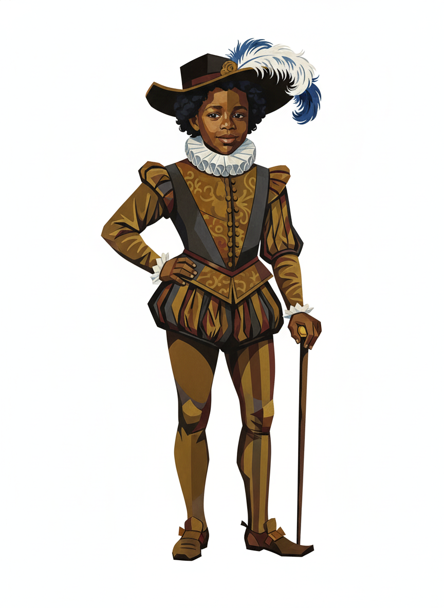 Anthony the Renaissance Prince - Cubist Painting