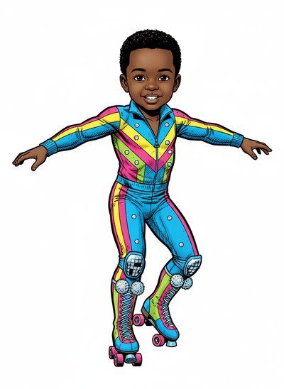 Anthony's Roller Disco Magic 🌈 - Comic Book