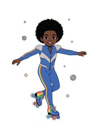 Anthony's Roller Disco Magic 🌈 - Minimalist