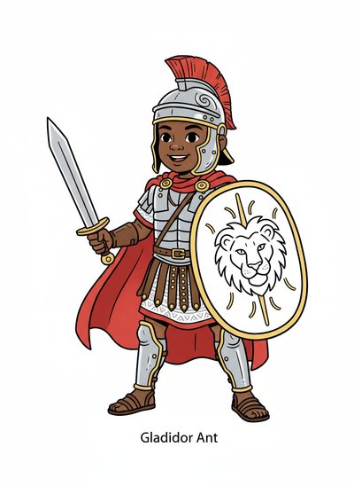 My Baby Gladiator Anthony 💪 - Classic Coloring Book