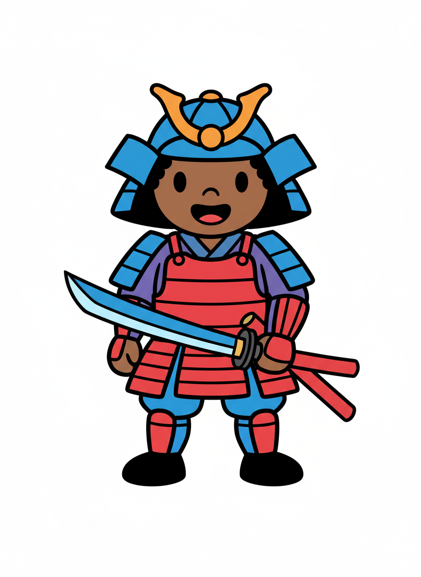 Anthony the Brave Samurai - Preschool Simple